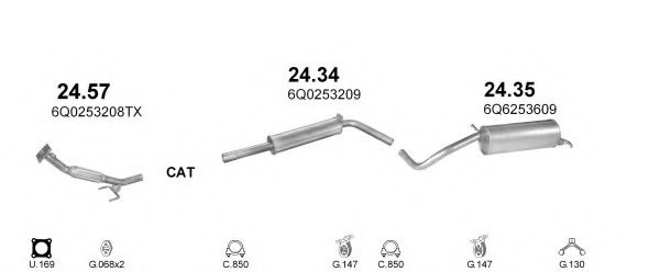 POLMO POLMO20122 Exhaust System